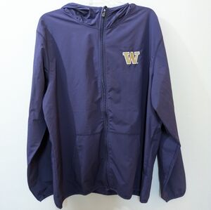 University Of Washington Columbia Purple Lightweight Hooded Jacket‎ Men’s Large